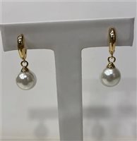 Orecchini Sovrani Donna in Ottone Perla J6607 - J6607